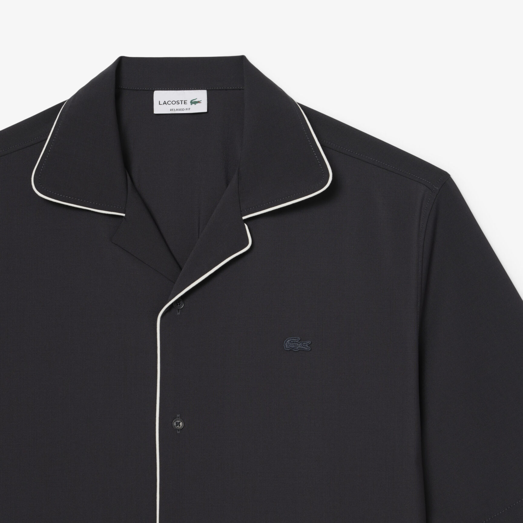 Relaxed Fit Short Sleeved Wool Shirt - CH2401-00-S5T