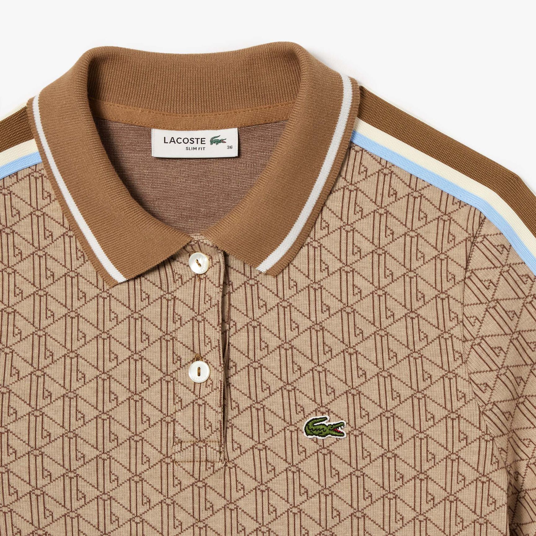 Slim Fit Lacoste Monogram Jacquard Dress Slim Fit Lacoste Monogram Jacquard Dress - EF1676-00-IRP