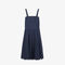 lacoste long pleated strap dress