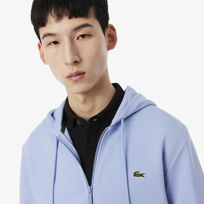 Classic Fit Zipped Fleece Sweatshirt Classic Fit Zipped Fleece Sweatshirt