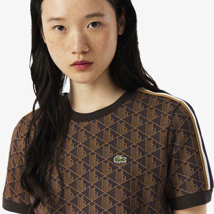 Slim Fit Monogram Jacquard T-shirt Slim Fit Monogram Jacquard T-shirt