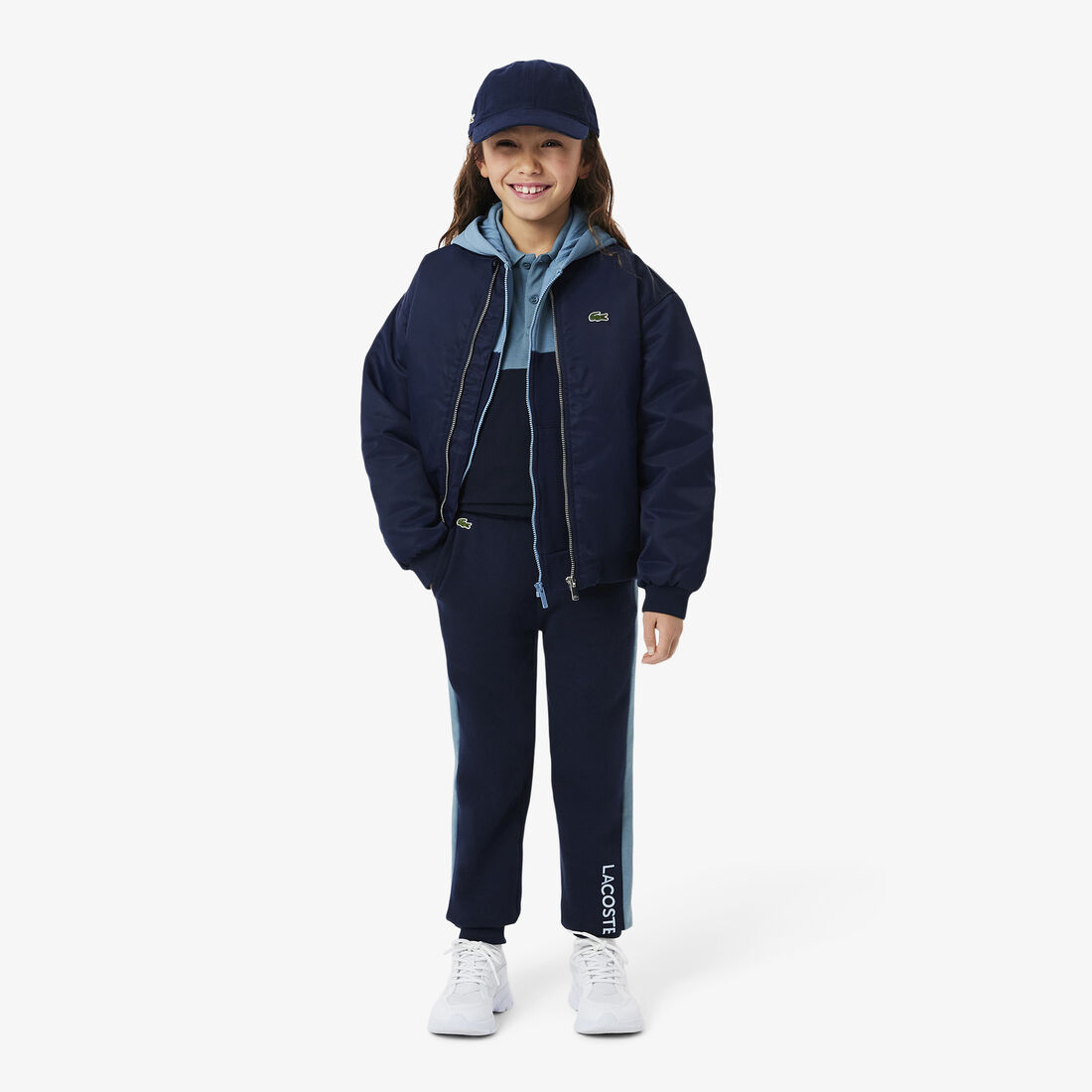 قميص بولو بيتي بيكيه ذو كتلة ملونة Colour-Block Petit Pique Polo Shirt - PJ8427-00-HJI