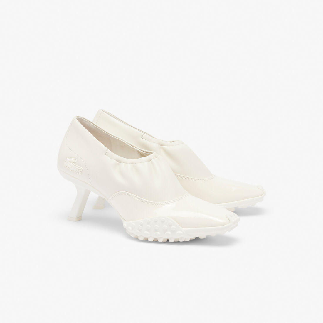 أحذية رياضية جلدية نسائية Women's Runway Leather Sneakers - 50CFA0074-18C