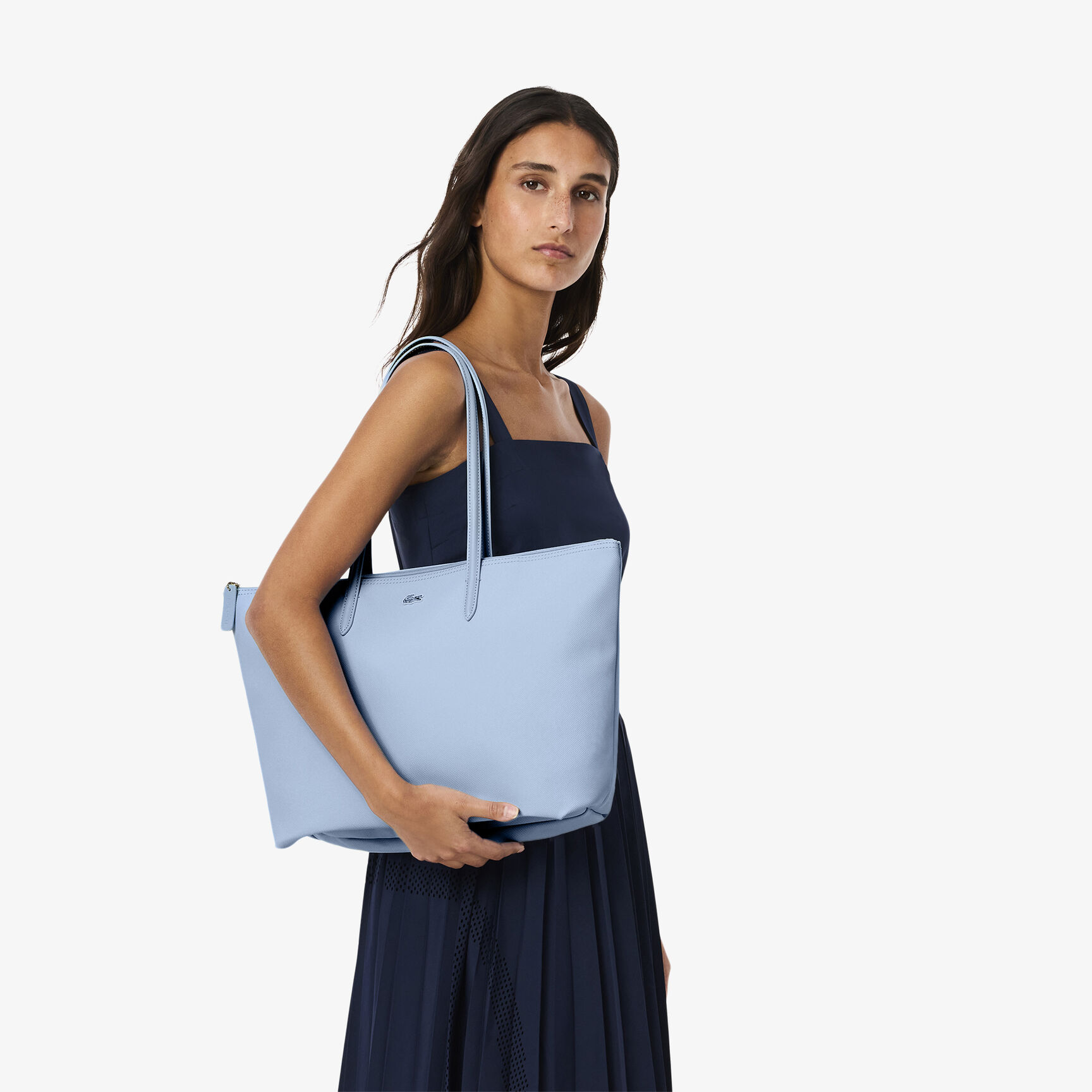 حقيبة كبيرة L.12.12 Large L.12.12 Concept Tote - NF1888PO-G24