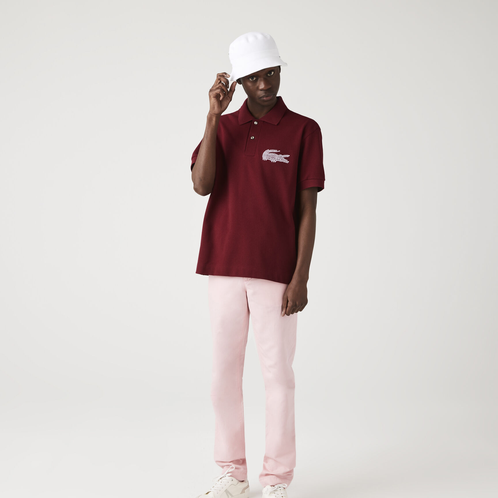 تيشيرت بولو لاكوست قطن عضوي بقصة كلاسيكية للرجال مجموعة Made in France تيشيرت بولو لاكوست قطن عضوي بقصة كلاسيكية للرجال مجموعة Made in France