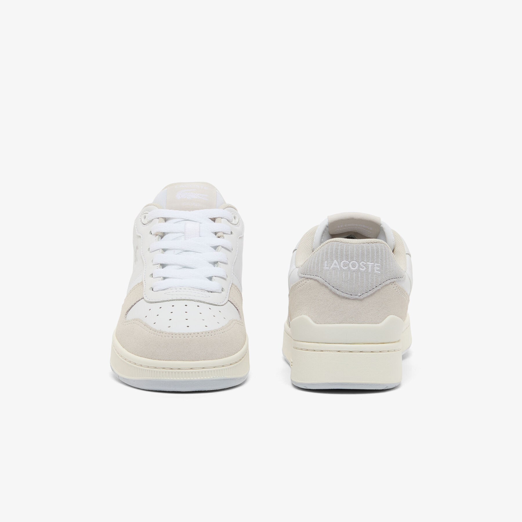 lacoste women s t clip set leather sneakers