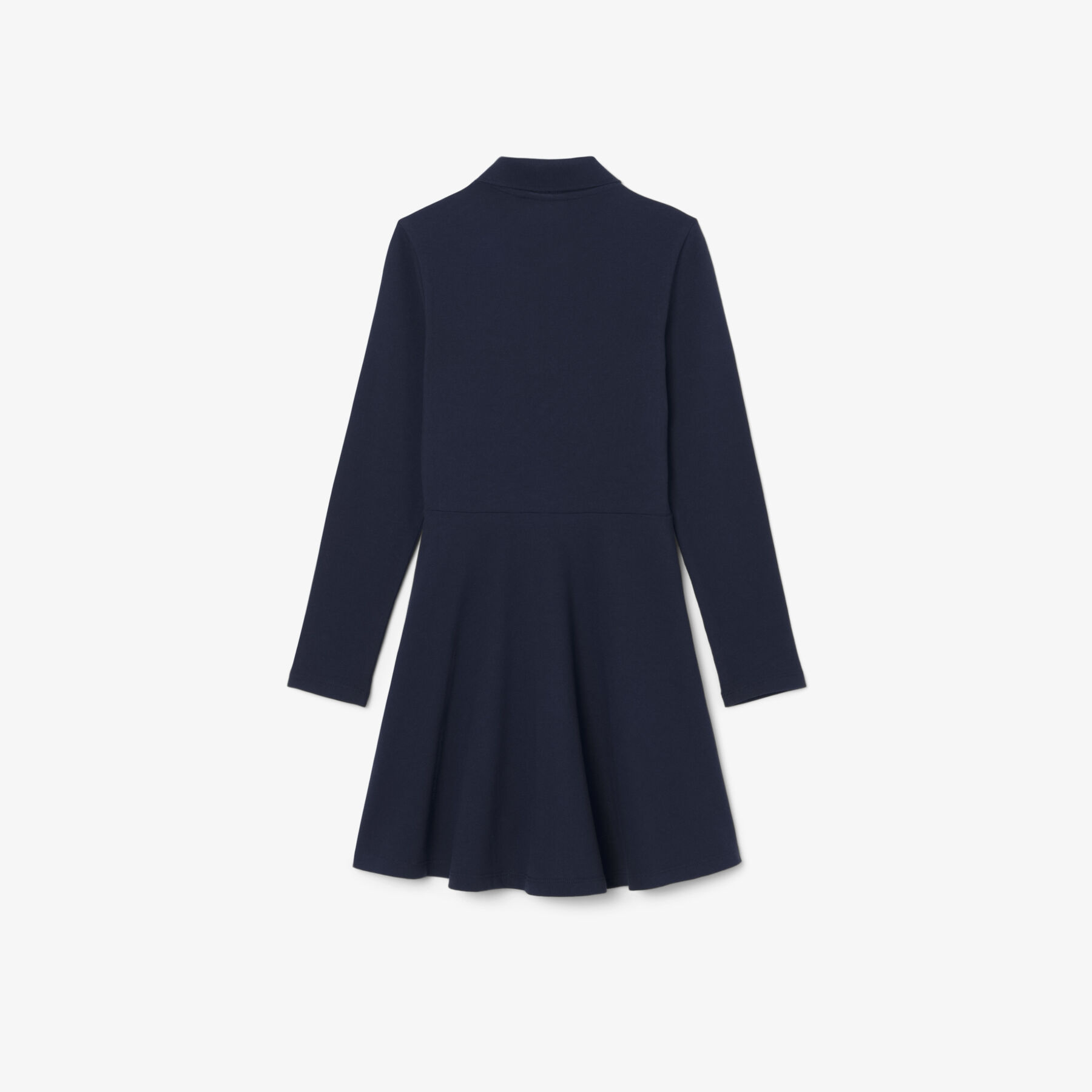 Long Sleeved Stretch Pique Polo Dress lacoste long sleeved stretch pique polo dress