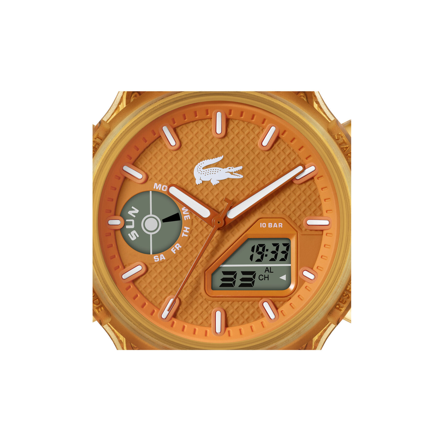 L33 Silicone Strap Watch - 2011431-ORANGE