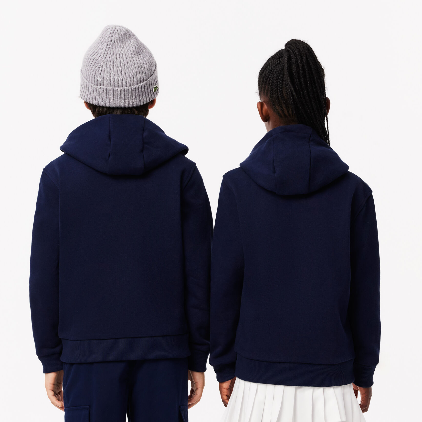 Kangaroo Pocket Zip Front Hoodie - SJ9723-00-166