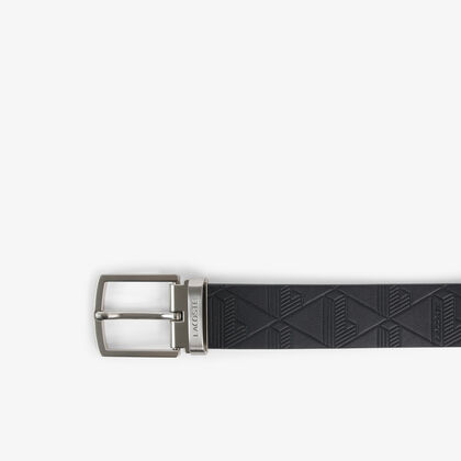 Smooth Leather Belt And 2 Buckle Gift Set
