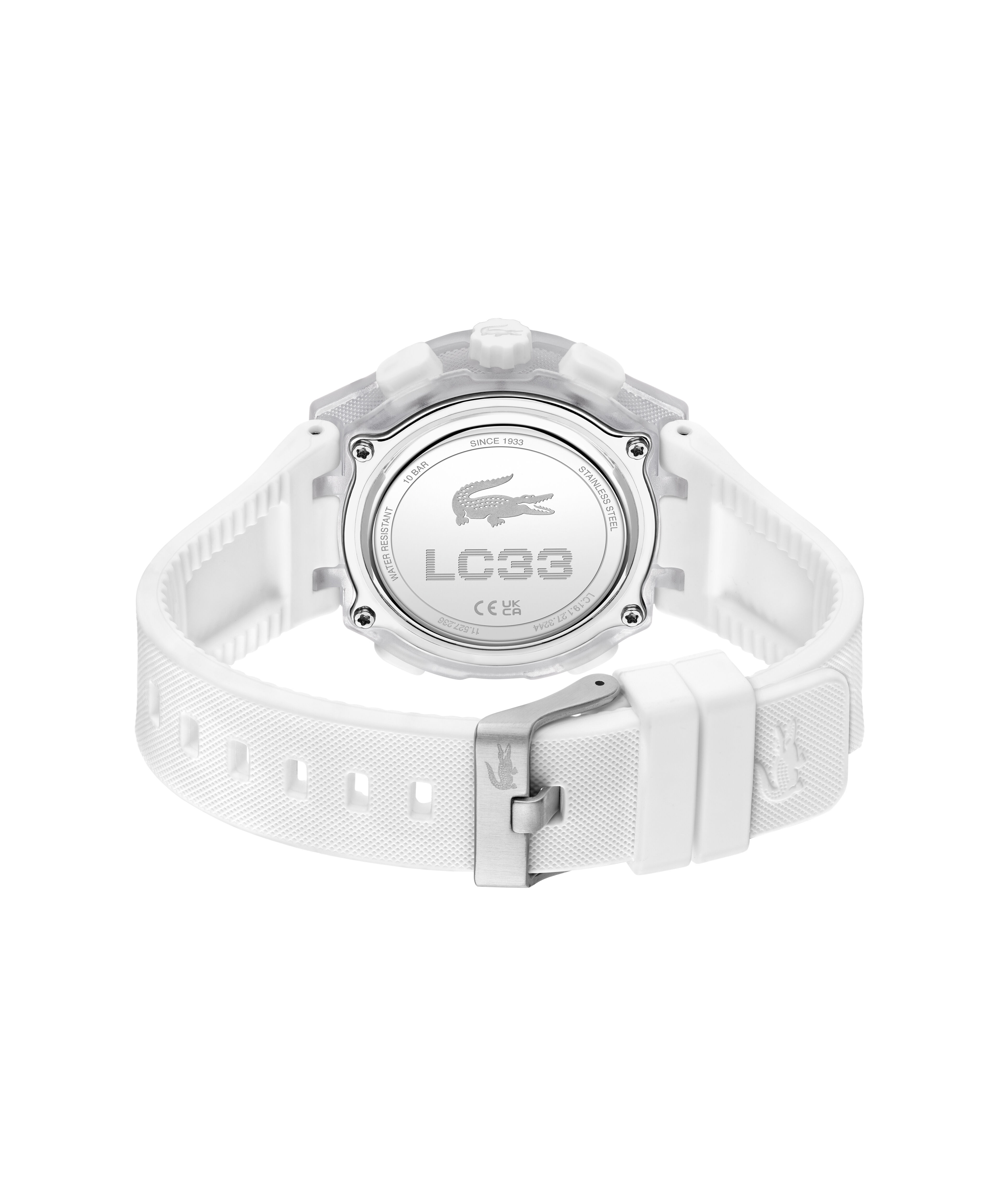 White Silicone Strap Women's Watch