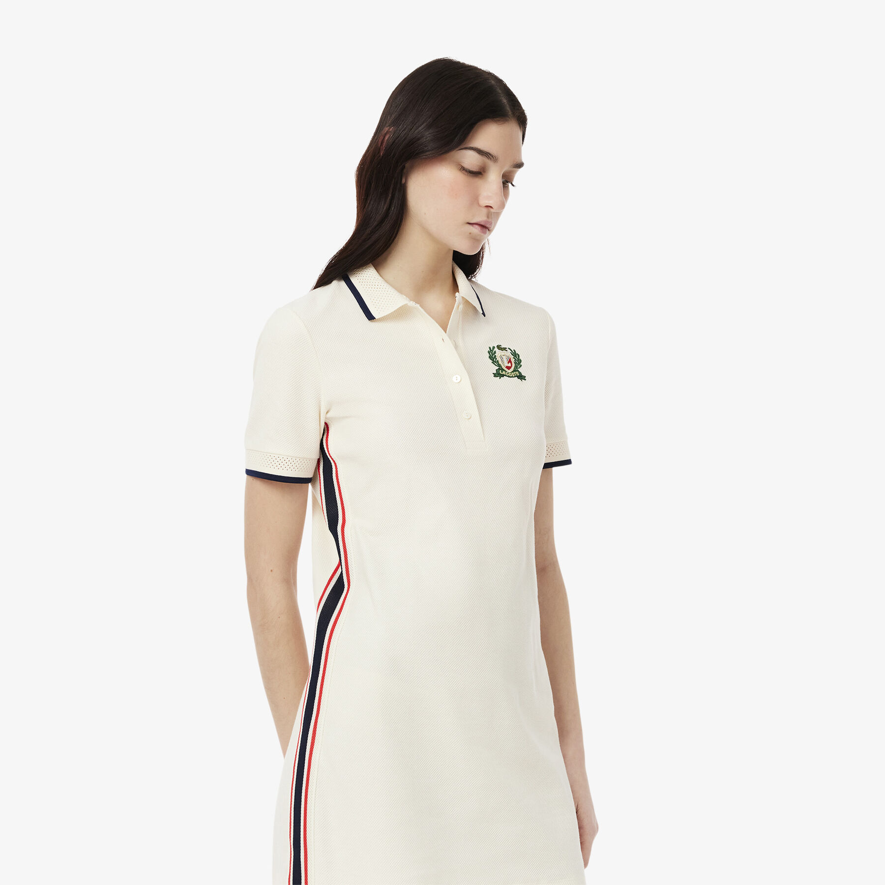lacoste french made slim fit polo dress