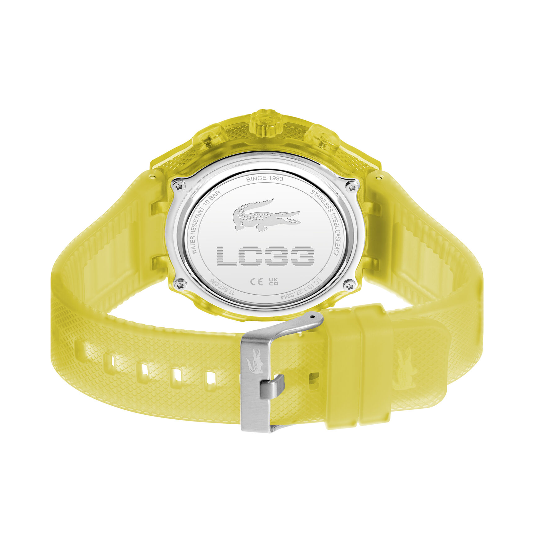 L33 Silicone Strap Watch - 2011430-YELLOW