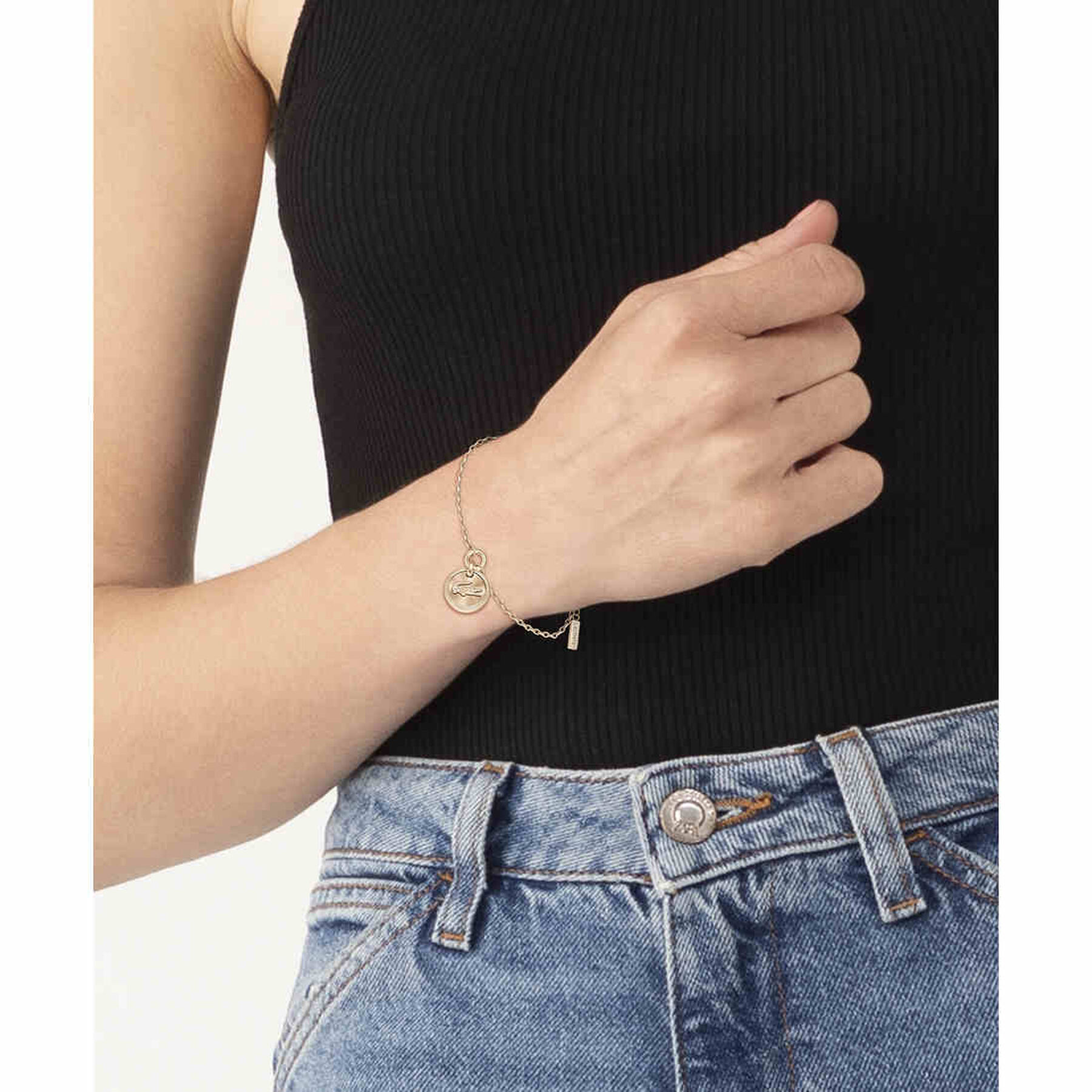 سوار سلسلة للنساء Women Chain Bracelet - 2040405-GOLD