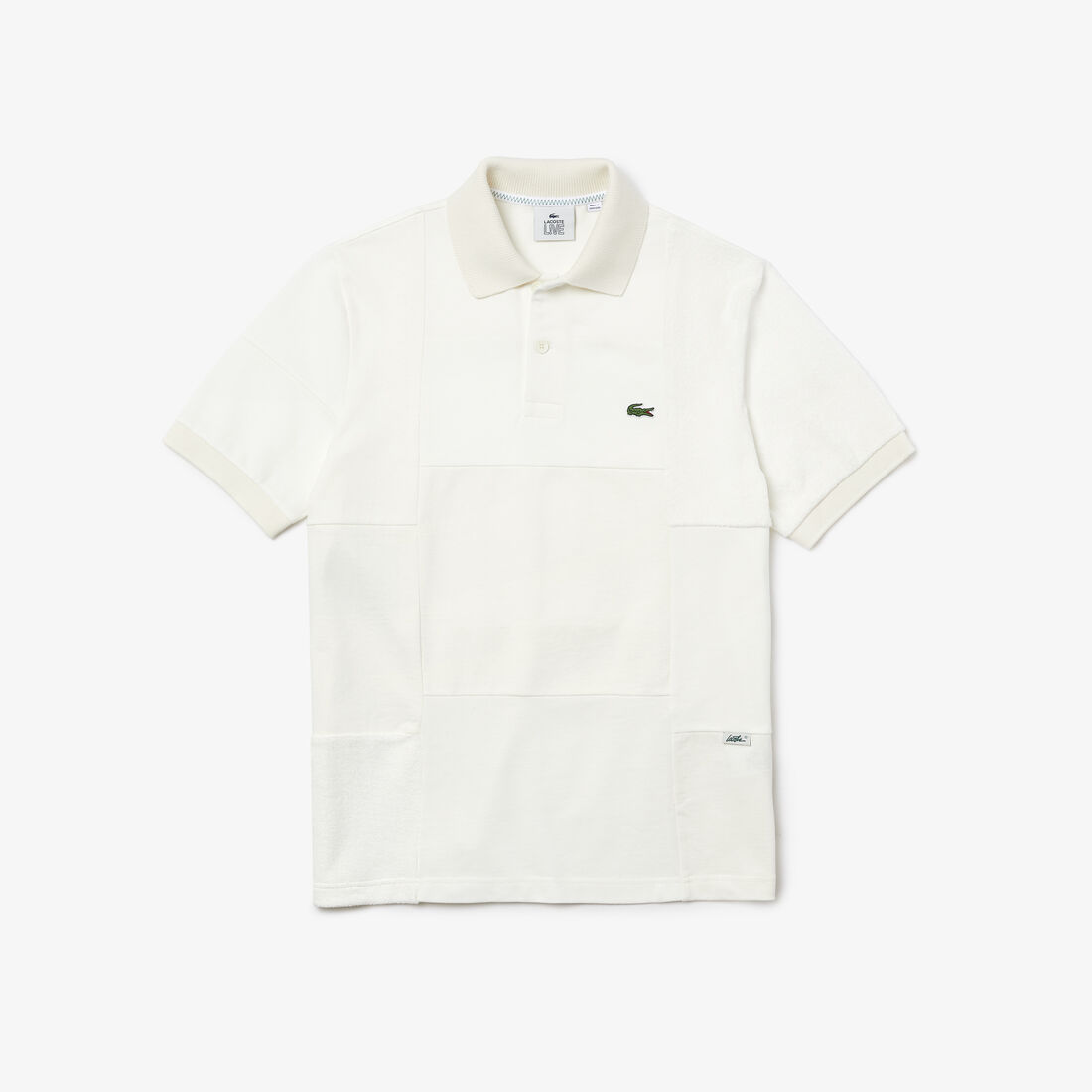 Men’s Lacoste L!VE Heritage Relaxed Fit Piqué And Bouclé Polo Shirt Men’s Lacoste L!VE Heritage Relaxed Fit Piqué And Bouclé Polo Shirt