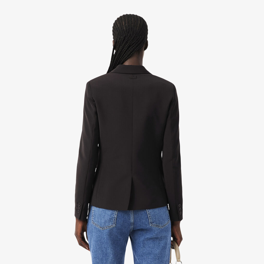 Embroidered Logo Slim Fit Wool Blazer Embroidered Logo Slim Fit Wool Blazer - VF4244-00-3LA