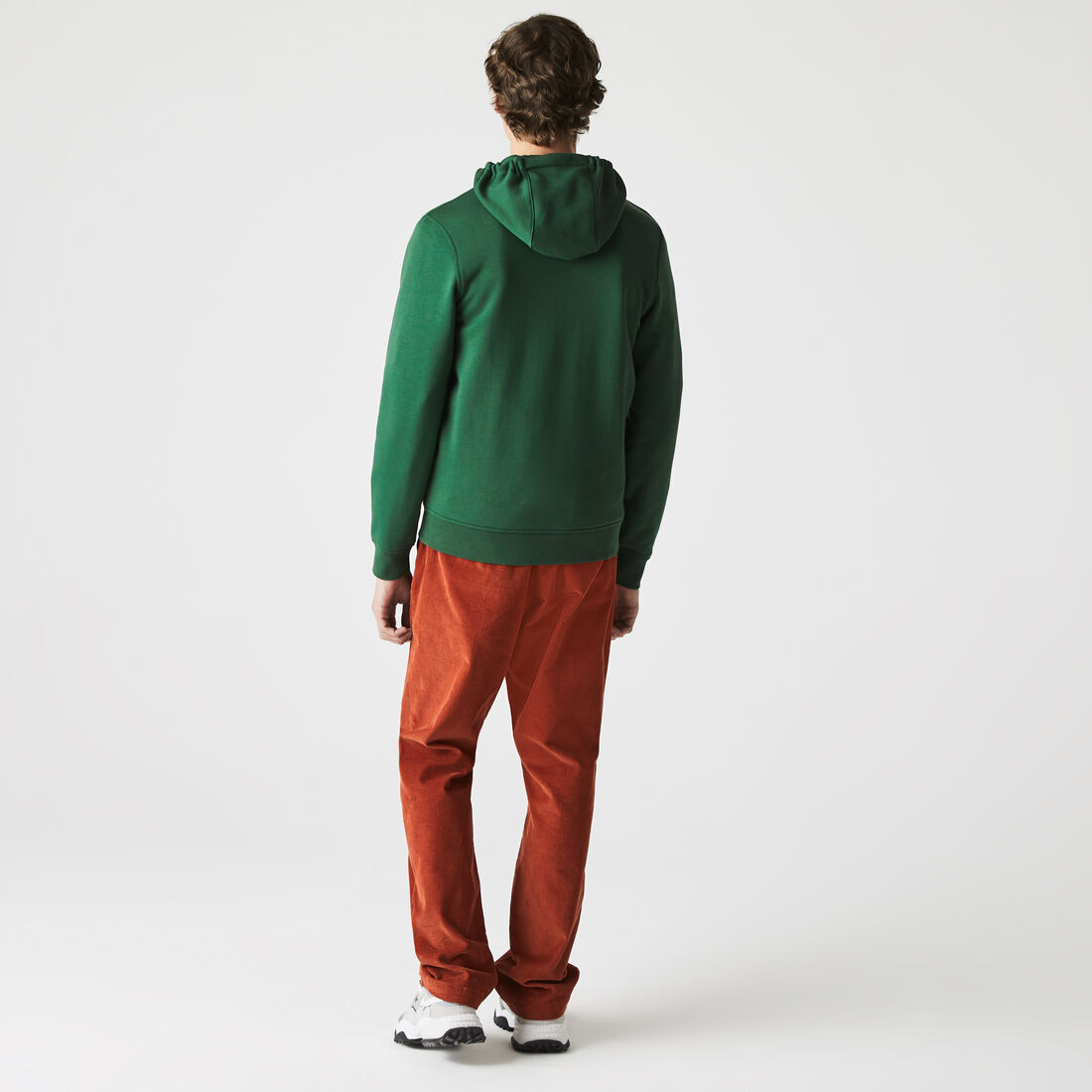 Men's Lacoste SPORT Lightweight Bi-material Hoodie Men's Lacoste SPORT Lightweight Bi-material Hoodie