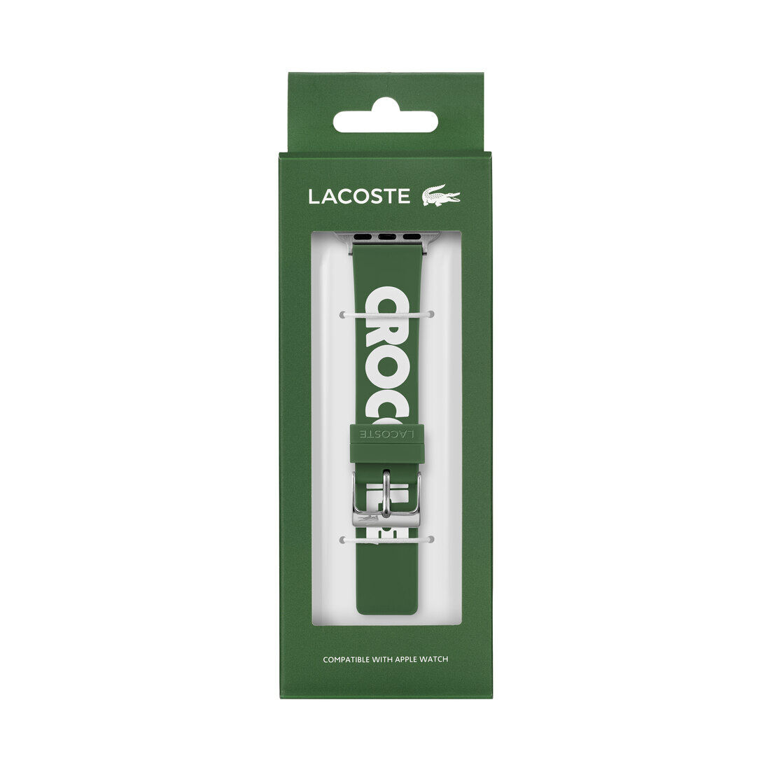 Lacoste Apple Strap Silicone Unisex Watch - 2050046-WHG