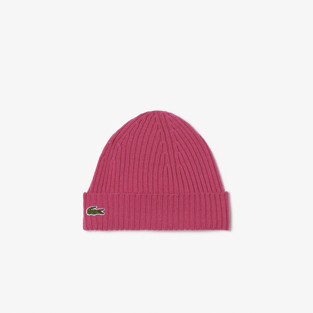 Unisex Lacoste Ribbed Wool Beanie - RB0001-00-SQI