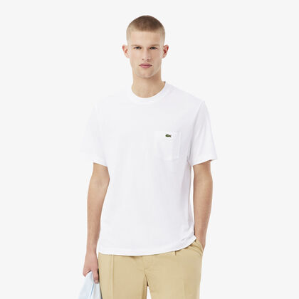 Cotton T-shirt With Breast Pocket