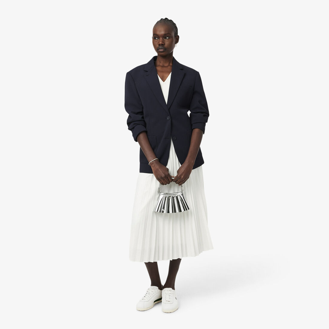 Long Sleeveless Pleated Dress Long Sleeveless Pleated Dress - EF2432-00-70V