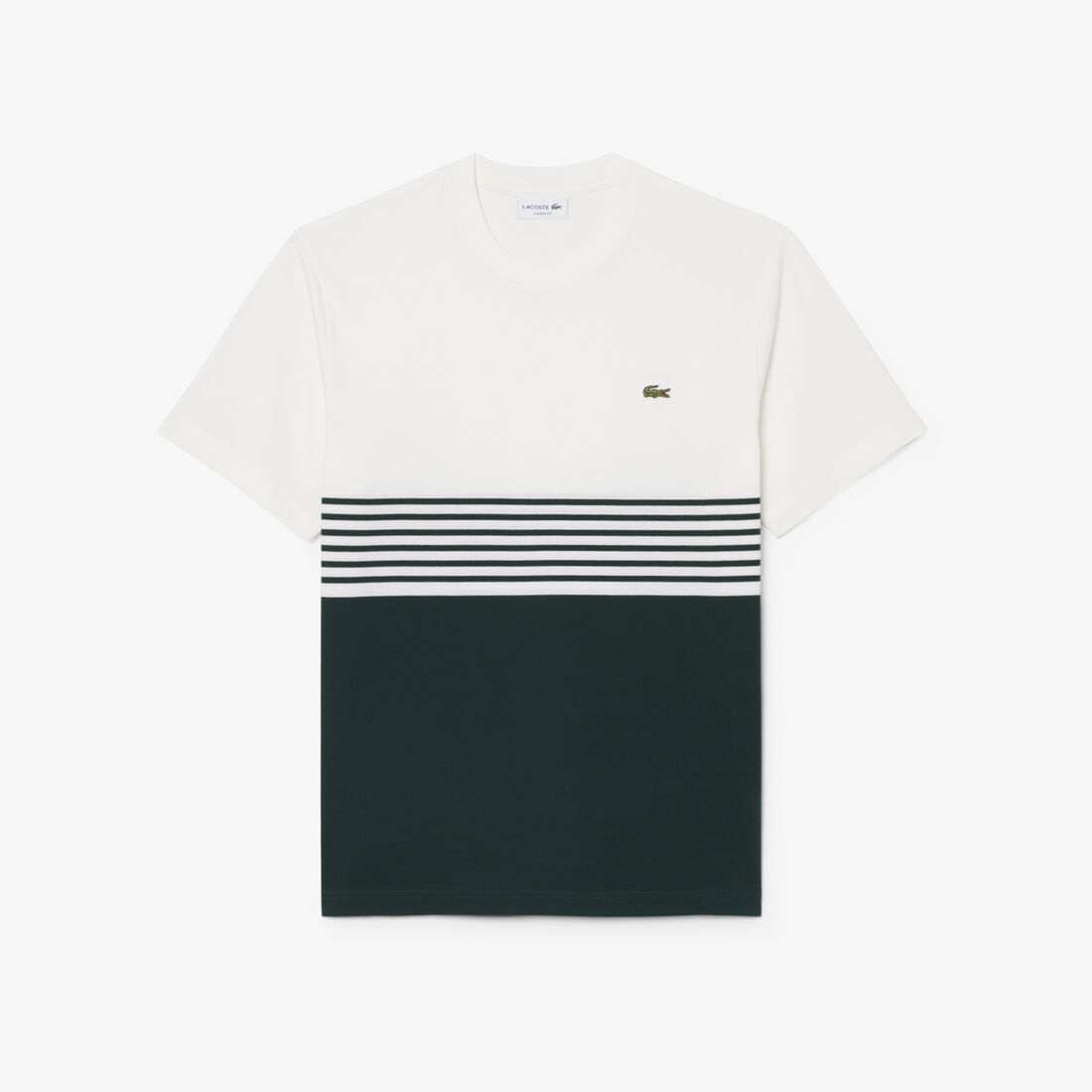 تيشيرت مخطط من قماش الجيرسيه بألوان متداخلة Striped Jersey Colour-block T-shirt - TH9795-00-0LP