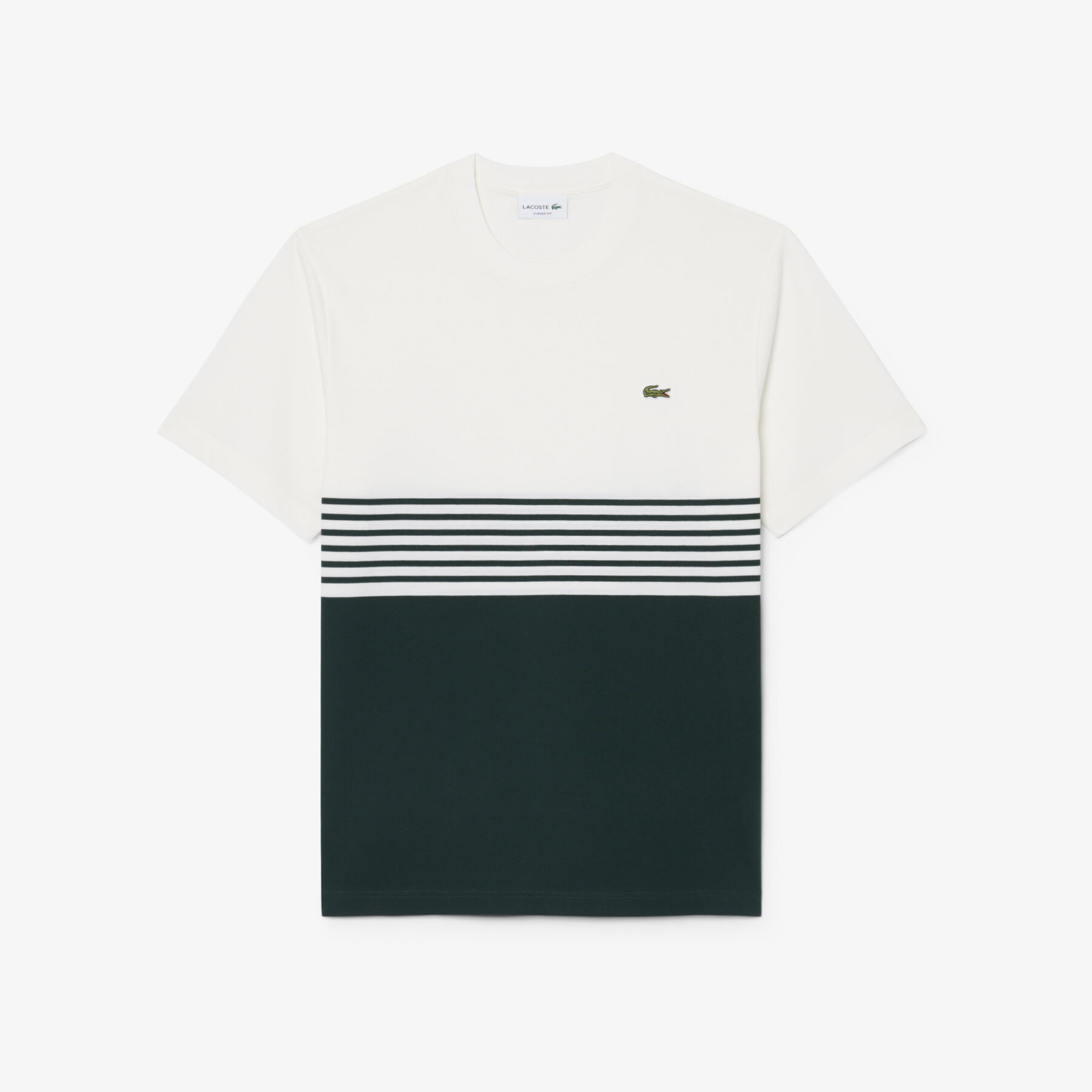 تيشيرت مخطط من قماش الجيرسيه بألوان متداخلة Striped Jersey Colour-block T-shirt - TH9795-00-0LP
