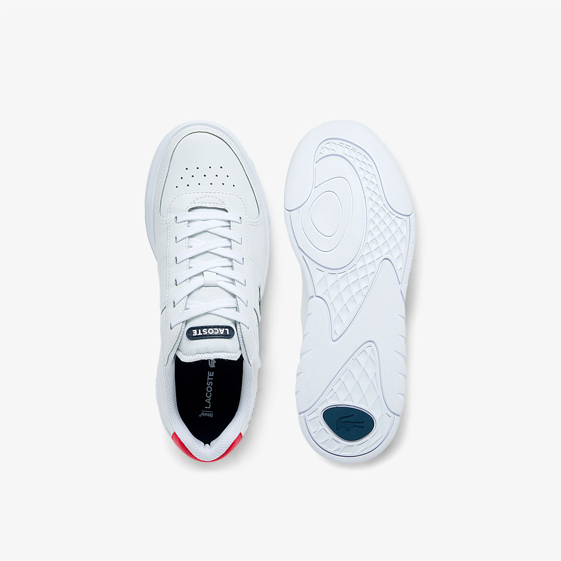 Men's Game Advance Leather Trainers lacoste men s game advance leather trainers