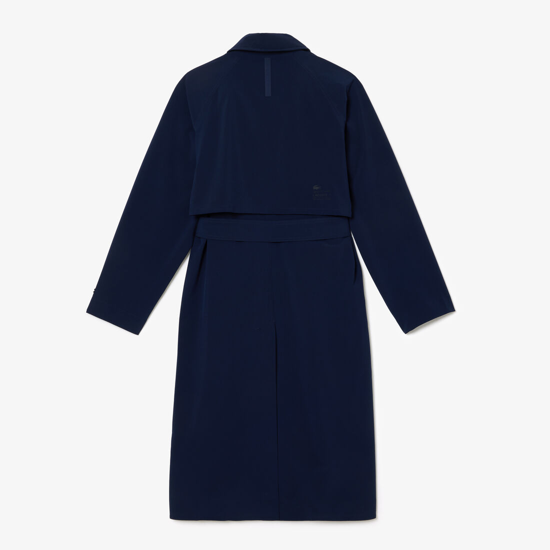 معطف ترنش لاكوست فضفاض بيكيه طبقتين للنساء Women's Lacoste Two-Ply Pique Oversized Trench Coat - BF0022-00-166