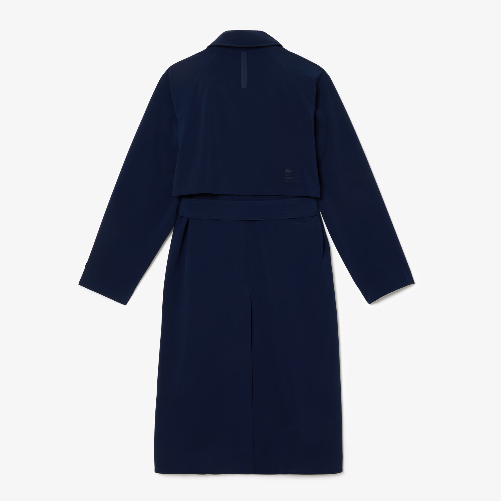 معطف ترنش لاكوست فضفاض بيكيه طبقتين للنساء Women's Lacoste Two-Ply Pique Oversized Trench Coat - BF0022-00-166