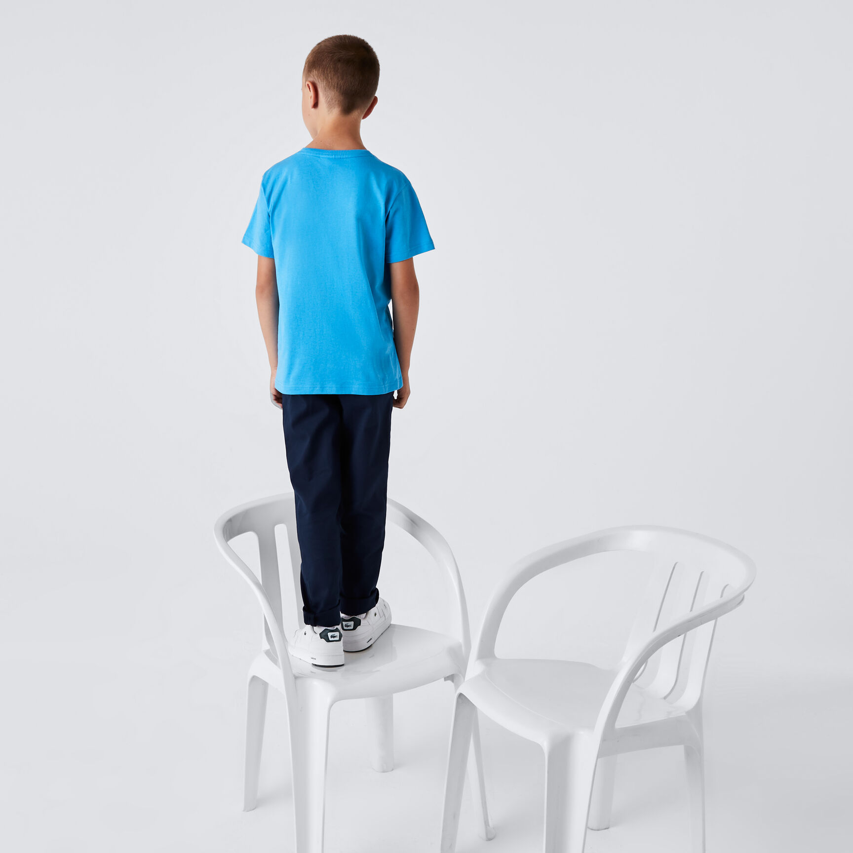 Kids' Crew Neck Cotton Jersey T-shirt Kids' Crew Neck Cotton Jersey T-shirt