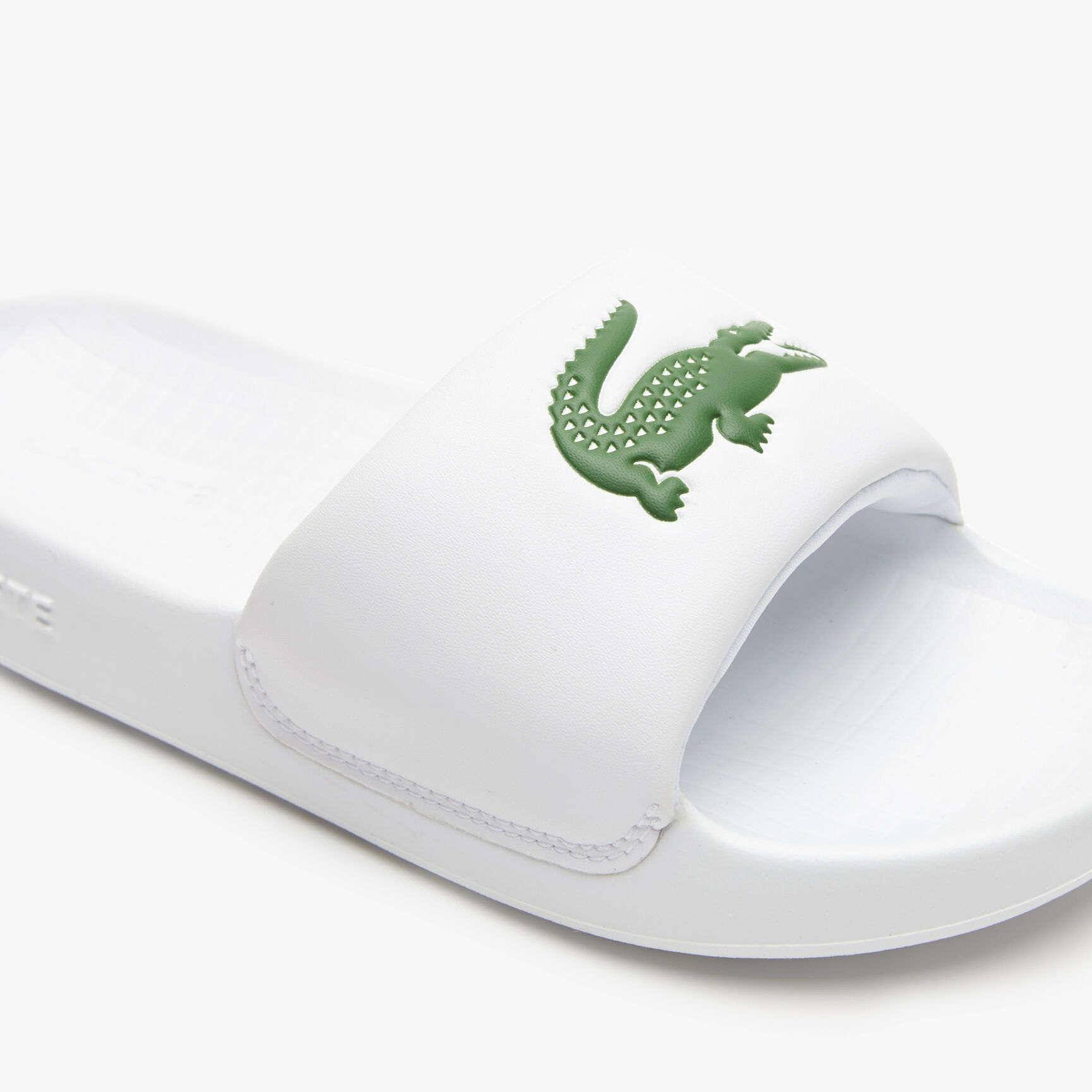Women's Lacoste Croco 1.0 Synthetic Slides - 45CFA0002-082