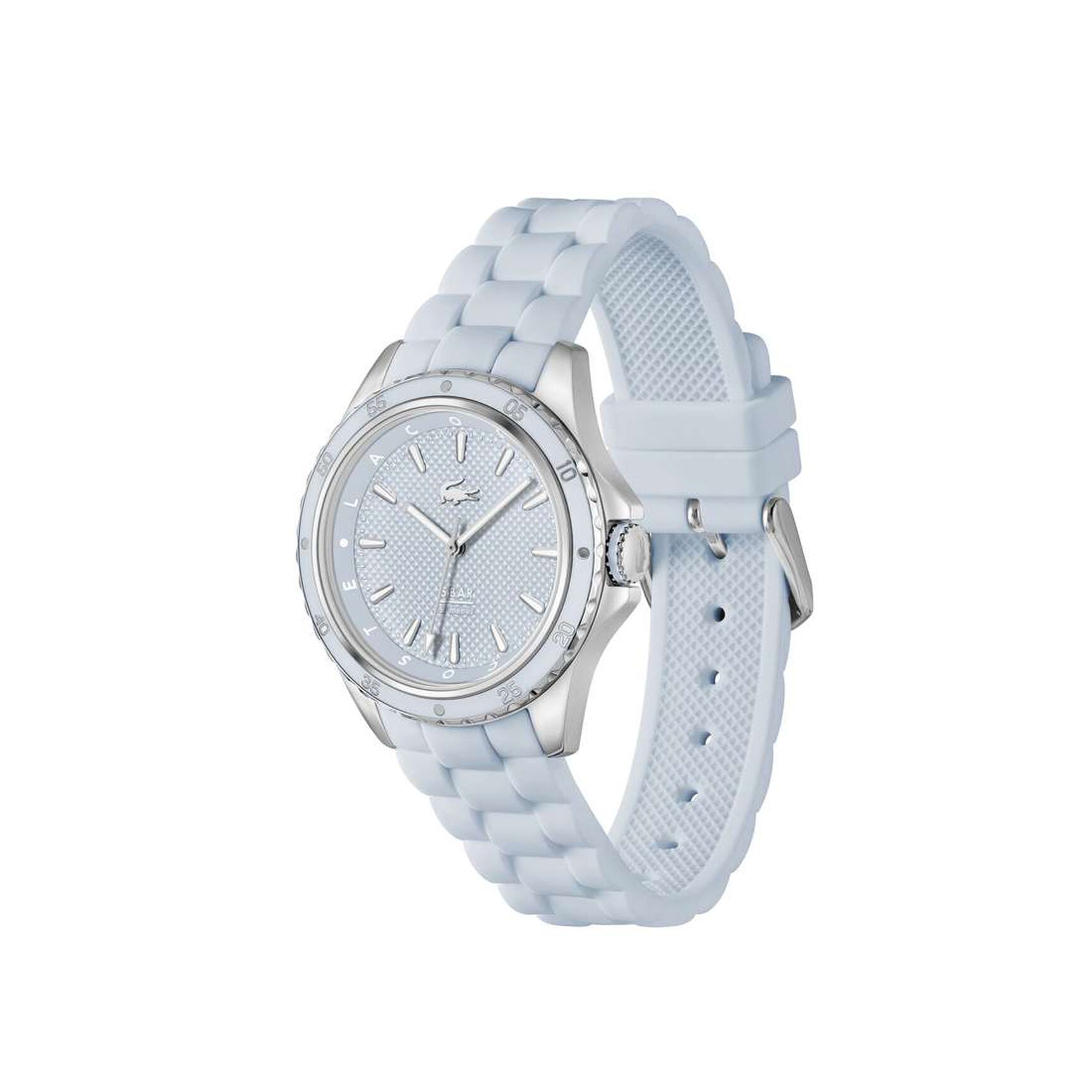 Women Silicone Strap 3 Hand Quartz Watch Women Women Silicone Strap 3Hand Quartz Watch - 2001426-BLU