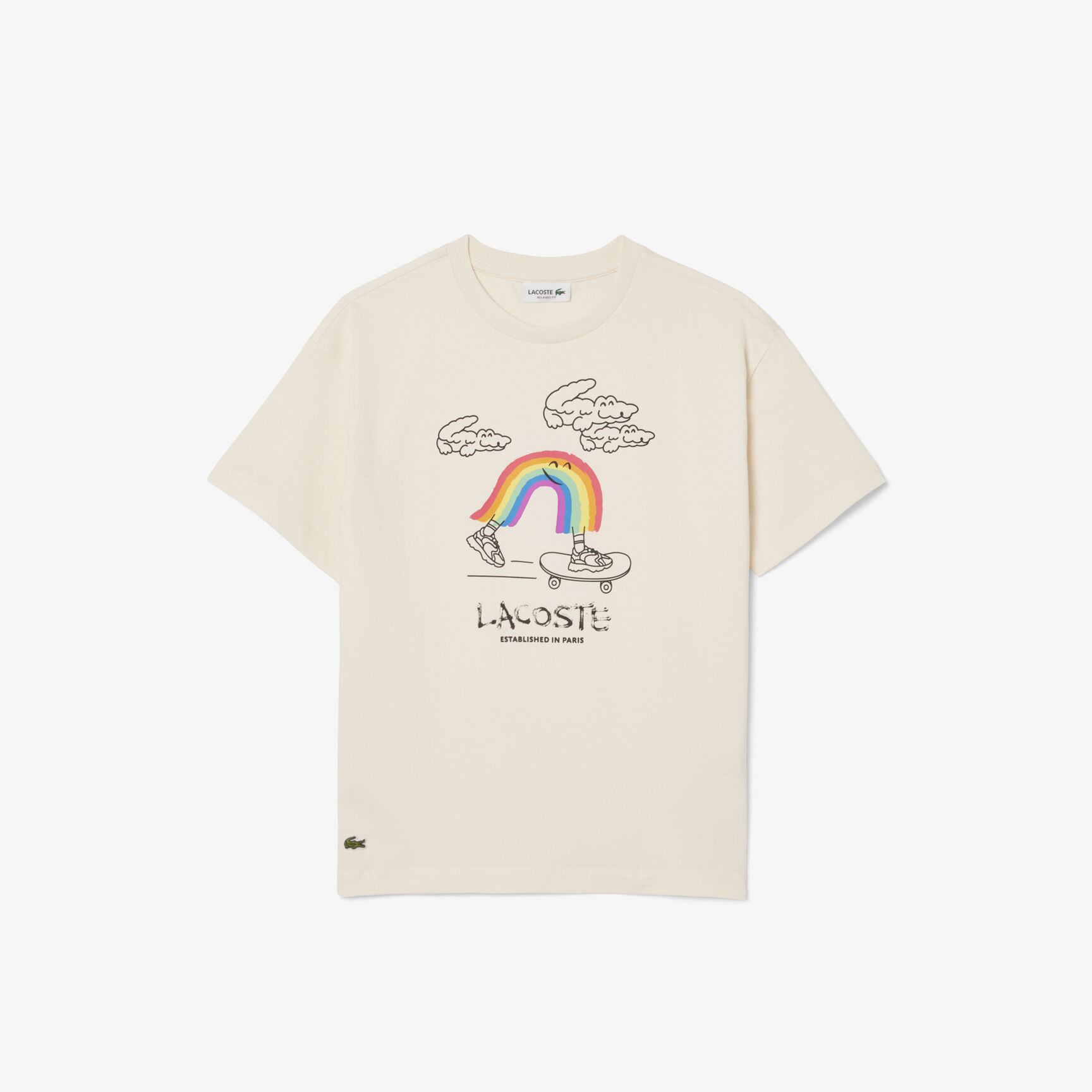 تي شيرت قطني مطبوع Printed Cotton T-shirt - TJ8432-00-XFJ