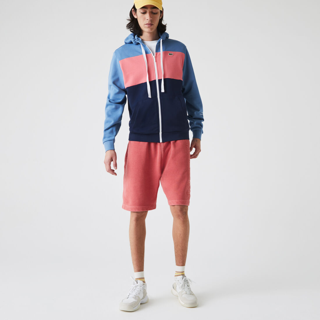 Men’s Hooded Colorblock Fleece Zip Sweatshirt Men’s Hooded Colorblock Fleece Zip Sweatshirt