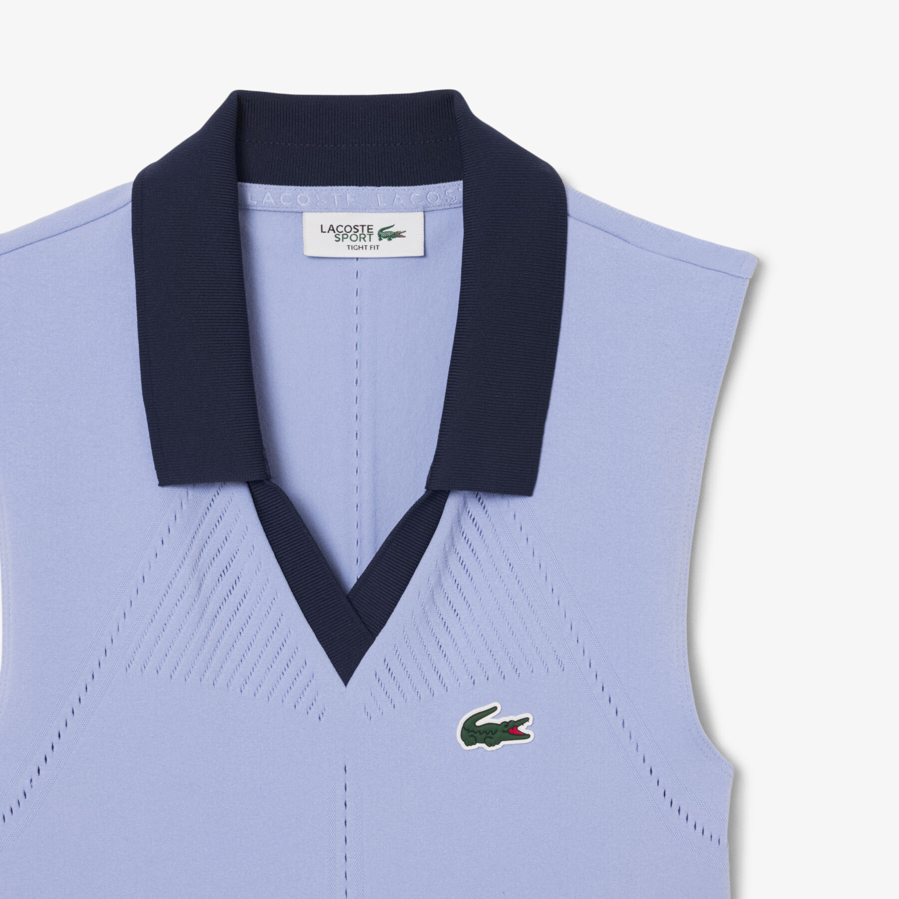 Sleeveless Stretch Knit Tennis Polo Shirt lacoste sleeveless stretch knit tennis polo shirt