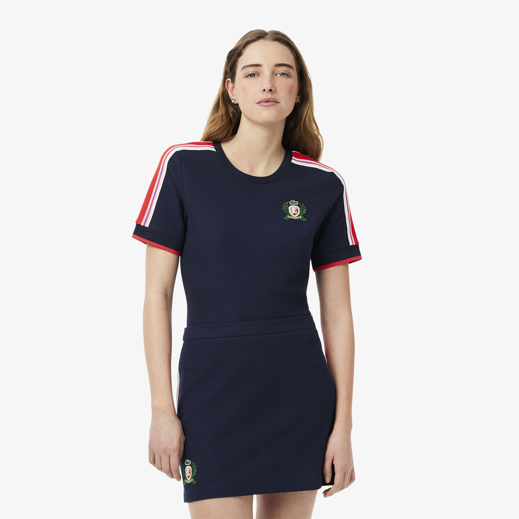 French Made Textured Pique T-shirt - TF9630-00-166
