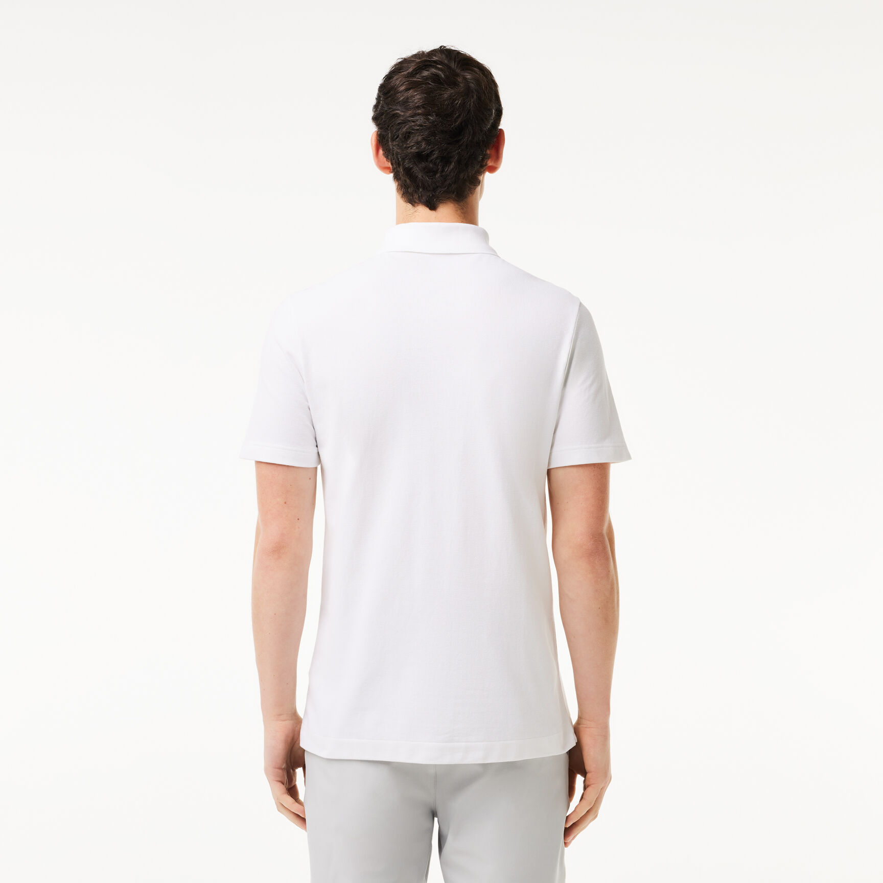 تي شيرت بولو بياقة بلون مغاير وقَصّة عادية من مجموعة سمارت باريس Men's Lacoste SPORT Organic Cotton Pique Golf Polo - DH9309-00-800