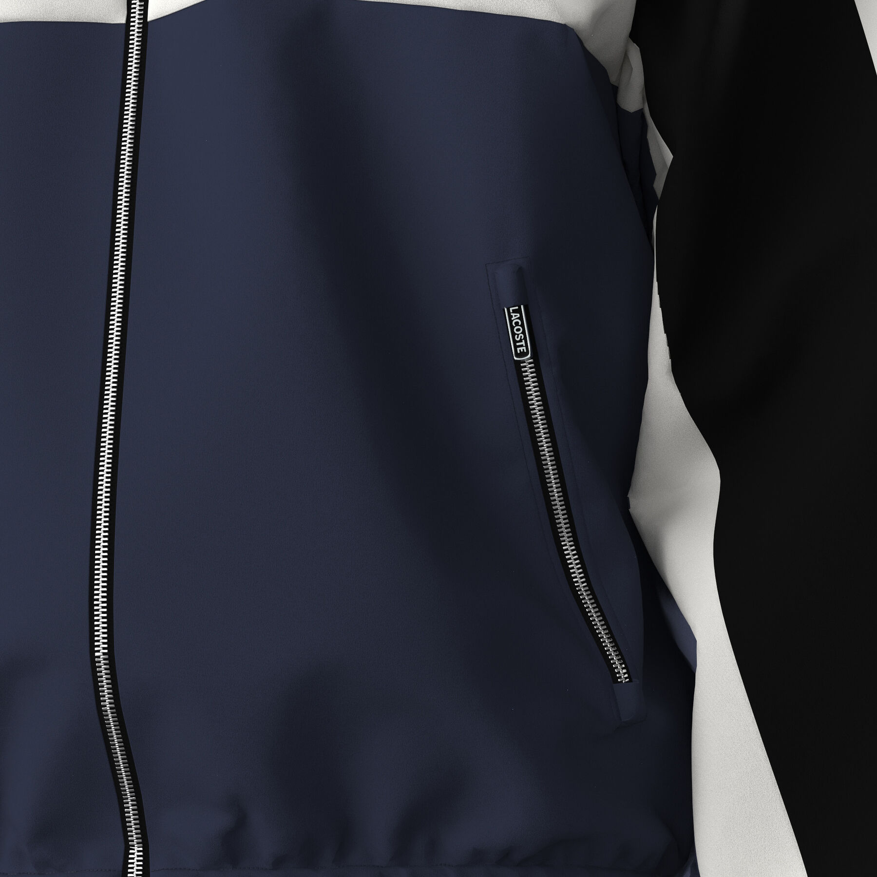 lacoste colour block track jacket