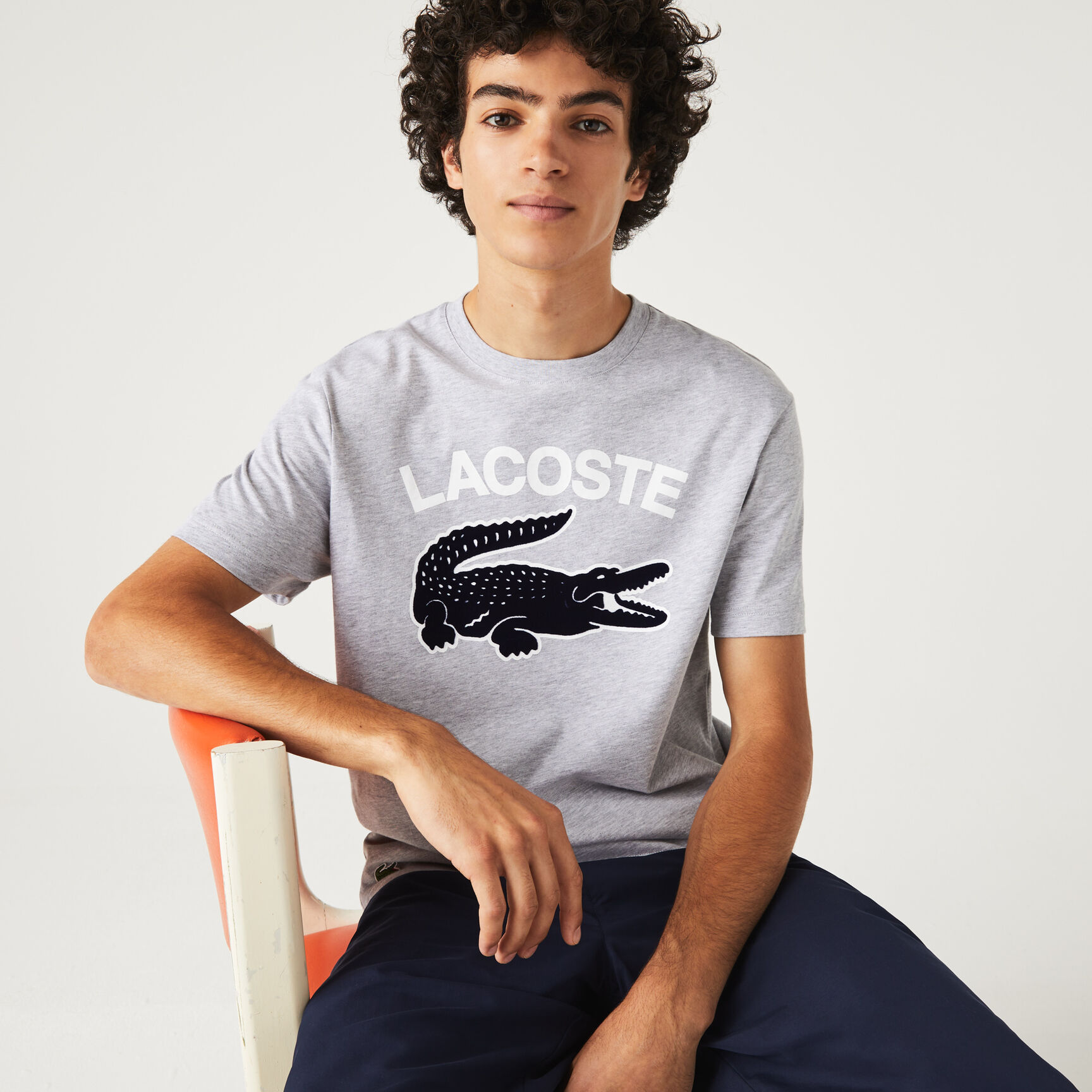 Men's Lacoste Regular Fit XL Crocodile Print T-shirt Men's Lacoste Regular Fit XL Crocodile Print T-shirt