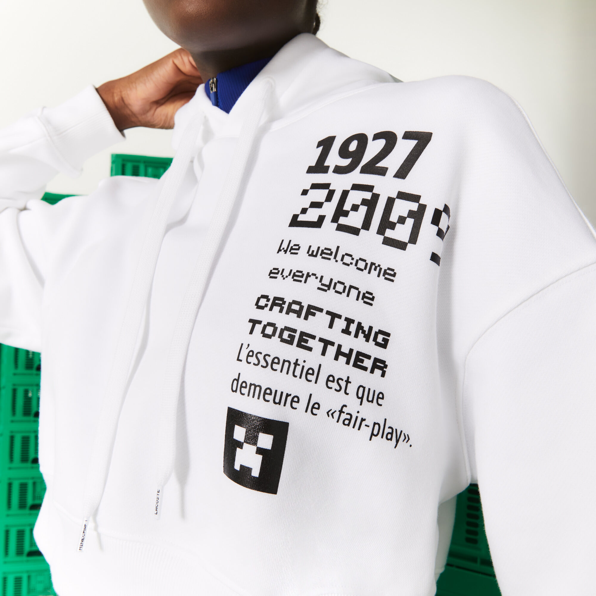 Women's Lacoste L!VE Collab Minecraft 