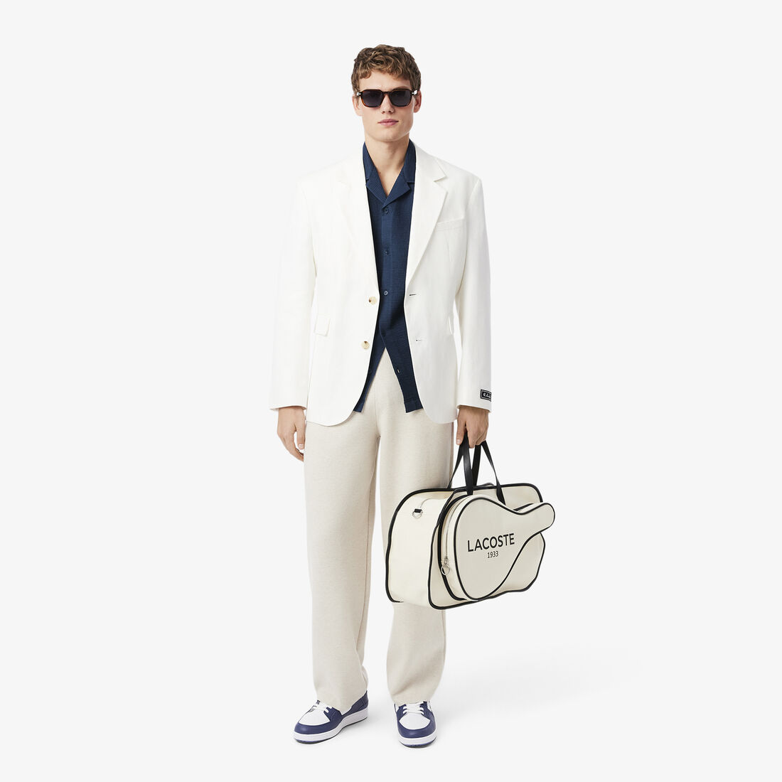 حذاء رياضي كورت كيج للرجال Men's Court Cage Sneakers - 49SMA0037-121