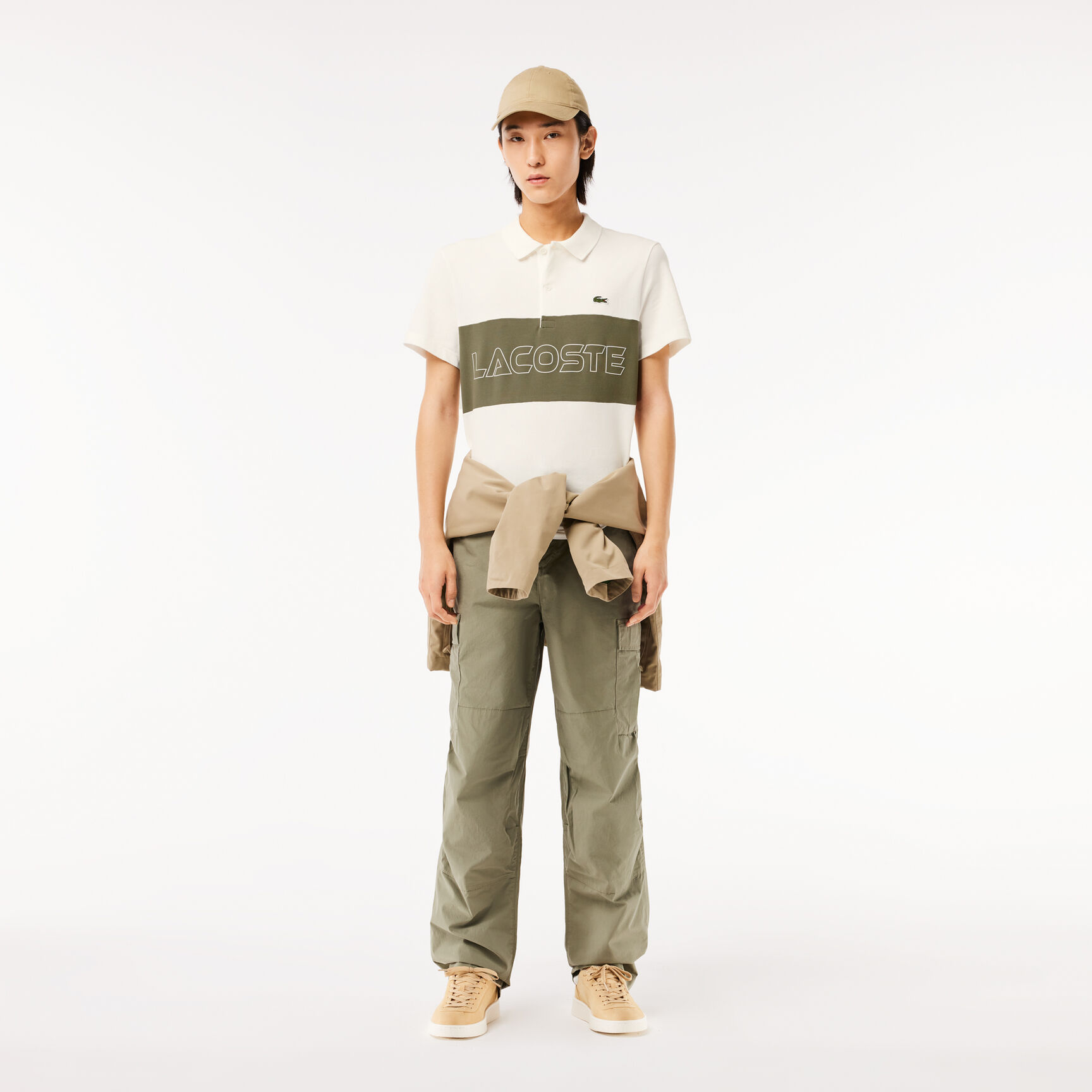 Regular Fit Stretch Pique Colourblock Polo Shirt - PH1470-00-IMI