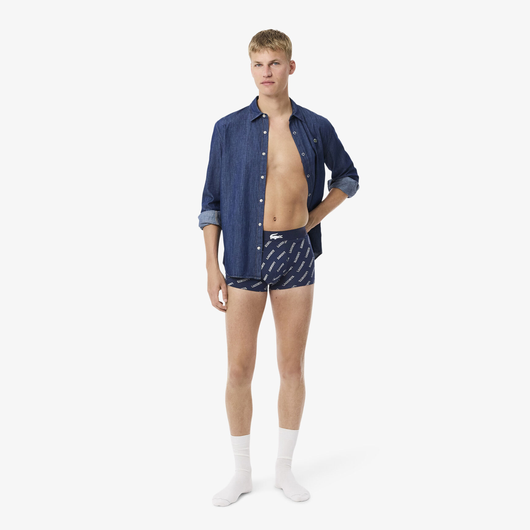 3-Pack Stretch Cotton Trunks - 5H1288-00-BCK