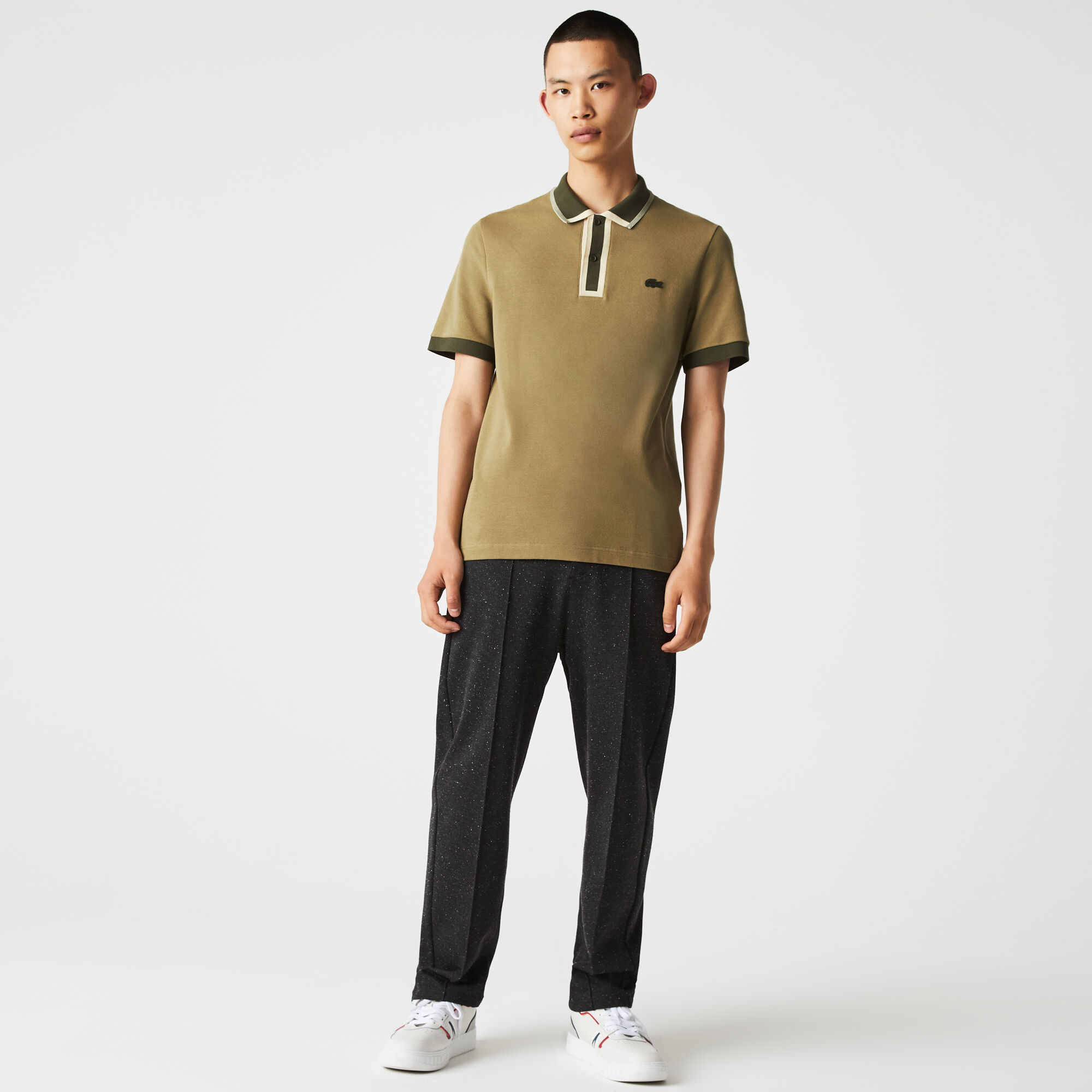 Lacoste Regular Fit Contrasting Accents 