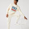 unisex lacoste live print cotton fleece sweatshirt