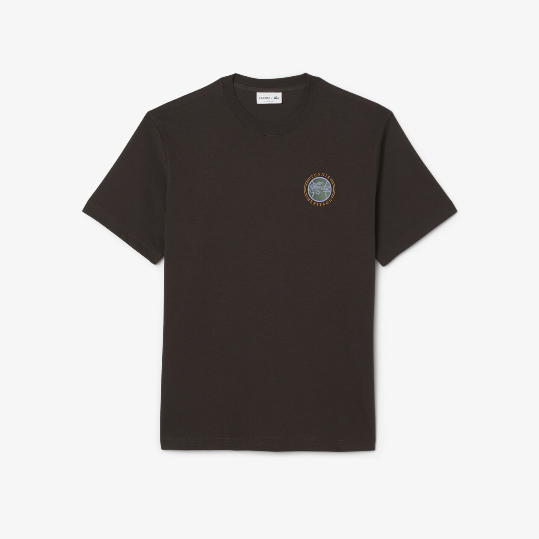 lacoste multi print jersey t shirt