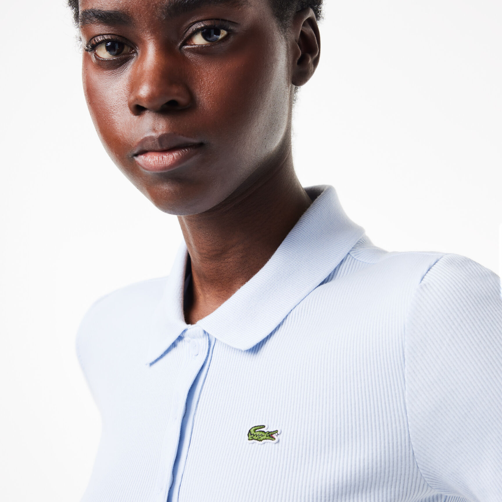 Women's Lacoste Slim Fit Organic Cotton Polo Shirt - DF5377-00-J2G
