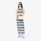 فستان قطني مخطط Striped Cotton Dress - EF9880-00-4IP