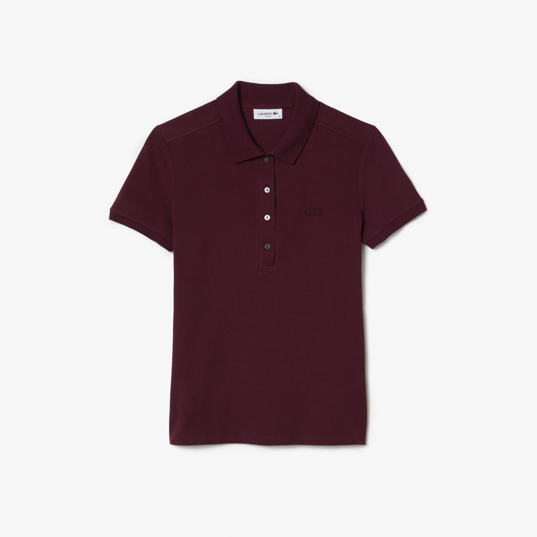 Women's Lacoste Slim fit Stretch Cotton Pique Polo Shirt - PF5462-00-YUP